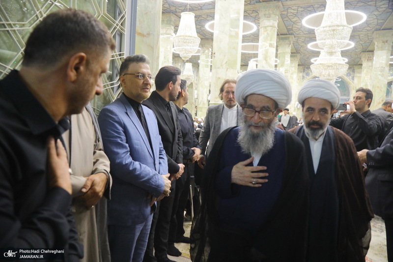 مراسم دومین سالگرد ارتحال آیت الله العظمی محفوظی (ره) در قم