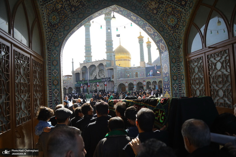 مراسم تشییع آیت الله موسوی تبریزی (ره)