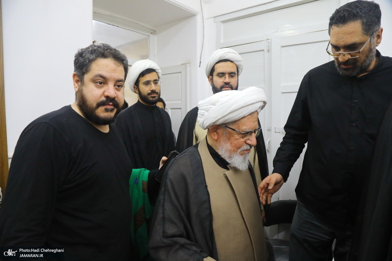 مراسم وداع با آیت الله العظمی شبیری زنجانی (ره)