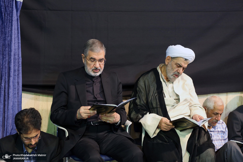 مراسم چهلمین روز مرحوم آیت الله صانعی در حسینیه جماران