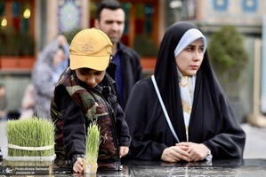 مراسم تحويل سال در آستان حضرت امام زاده صالح (ع)