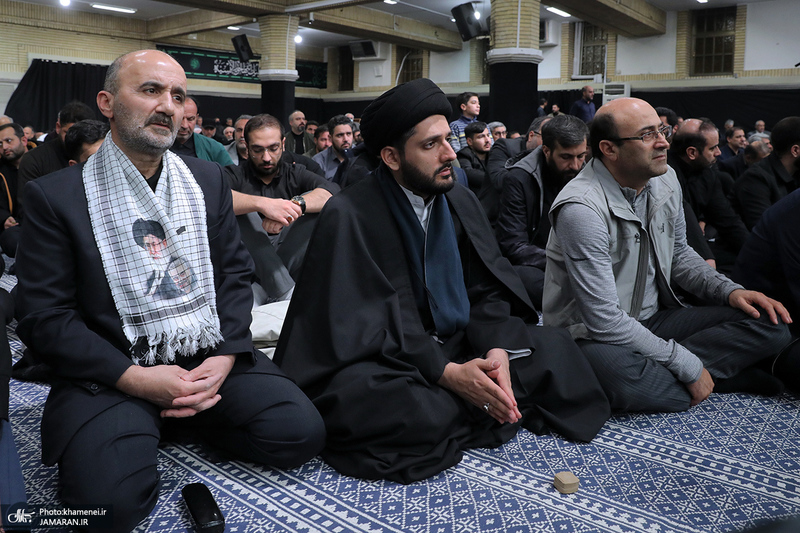 اولین شب مراسم عزاداری حضرت فاطمه‌زهرا (س) در حسینیه امام خمینی