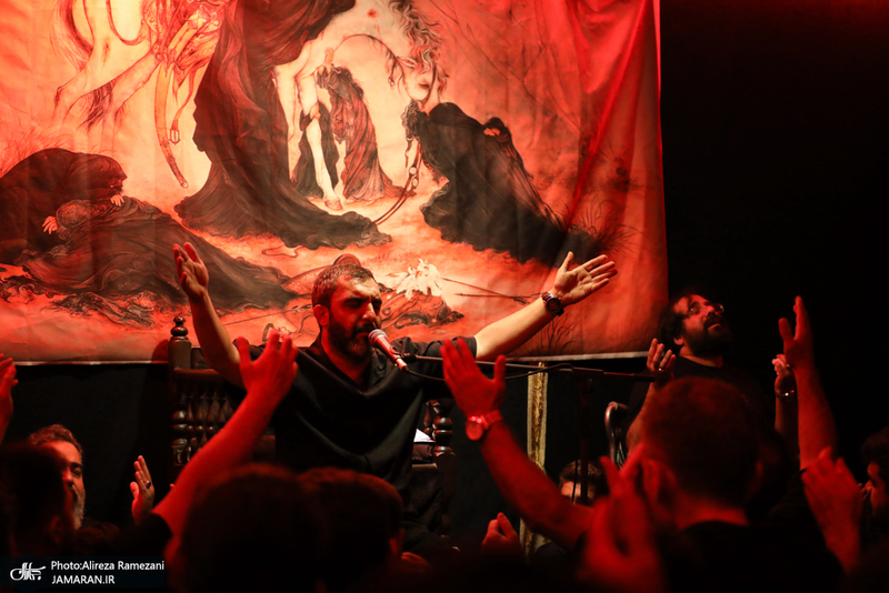 مراسم شب اربعین حسینی در حسینیه شهید امیر حسین اعتماد سعید