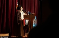 مراسم سالگرد شهید رئیسی در نجف اشرف با حضور سید علی خمینی و سخنرانی امام جمعه بغداد (2)