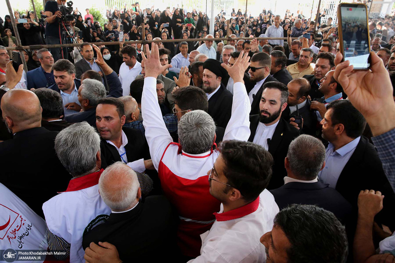 حضور سید حسن خمینی در روستای خیارج استان قزوین -2