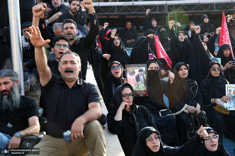 مراسم وداع با رهبر شهید انقلاب در مصلی تهران- 9