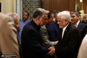 مراسم ختم پدر همسر محمد ظفرقندی