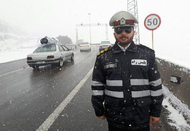 لغزندگی محورهای شرق تهران تردد غیرضرور نکنید