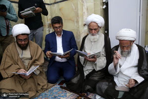 مراسم بزرگداشت آیت الله العظمی محقق کابلی در مسجد اعظم قم