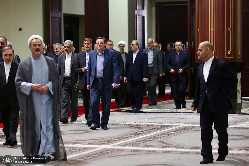 مراسم تجدید میثاق اعضا و کارکنان وزارت امور خارجه