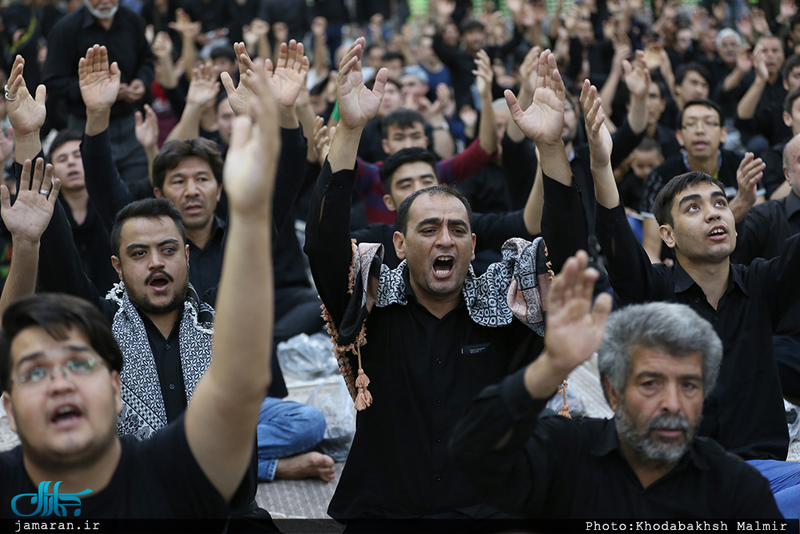 مراسم عزاداری شام غریبان در حرم مطهر حضرت امام خمینی(س) 
