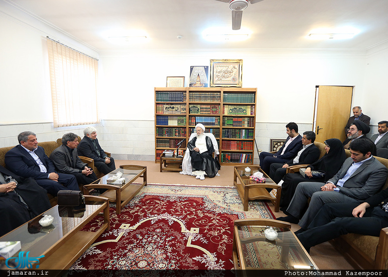 دیدارهای خانواده آیت الله هاشمی رفسنجانی با آیات و مراجع عظام