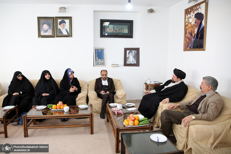 دیدار جمعی از هیئت موسس حزب راه ملت با سید حسن خمینی
