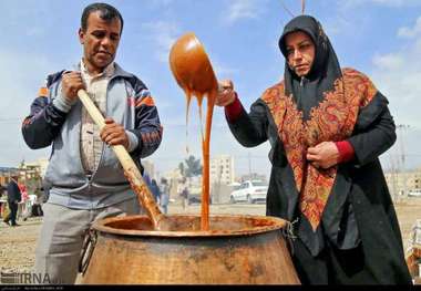 جشنواره سمنوپزون در بجنورد برگزار شد