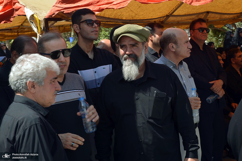 مراسم خاکسپاری سیدعلی صنیع خانی در بهشت زهرا (س) تهران