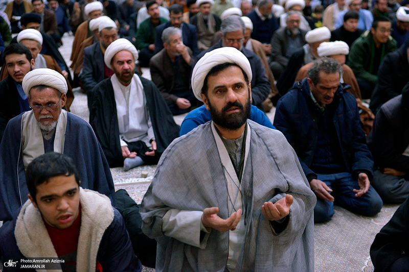 مراسم عزاداری شب شهادت امام هادی(ع) در حرم مطهر امام خمینی