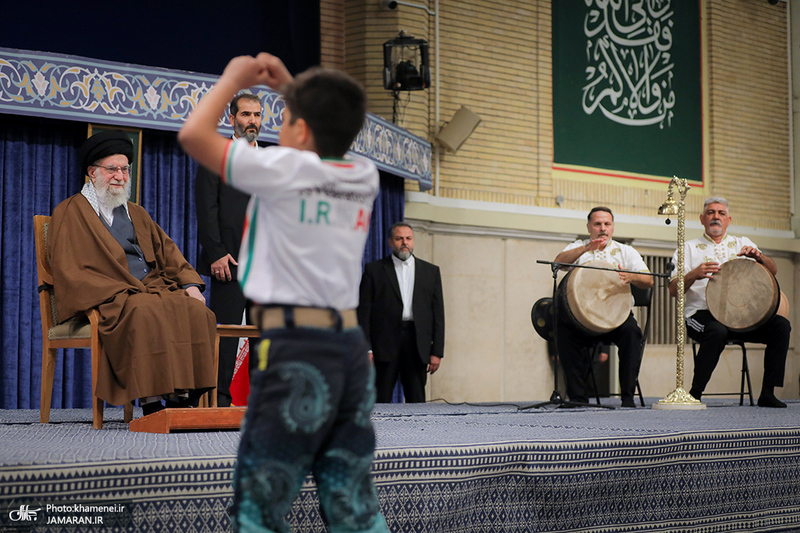 دیدار قهرمانان و مدال‌آوران ورزشی و المپیادهای علمی جهانی با رهبر معظم انقلاب
