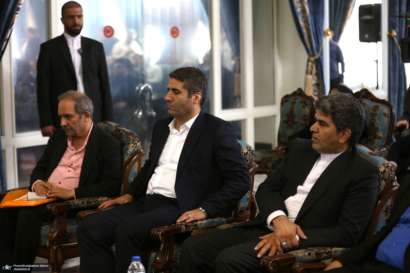 دیدار استاندار تهران و مدیران استان با سید حسن خمینی