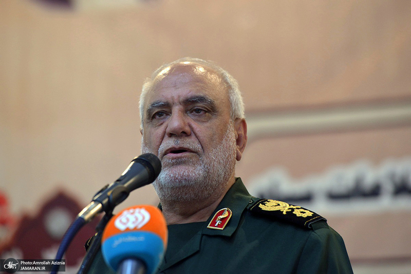 تجدید میثاق خانواده معظم شهدای سازمان حفاظت اطلاعات سپاه با آرمان های حضرت امام خمینی (س) - سردار خادمی