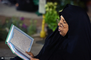 احیای شب بیست و یکم ماه رمضان در گلزار شهدای بهشت زهرا (س)