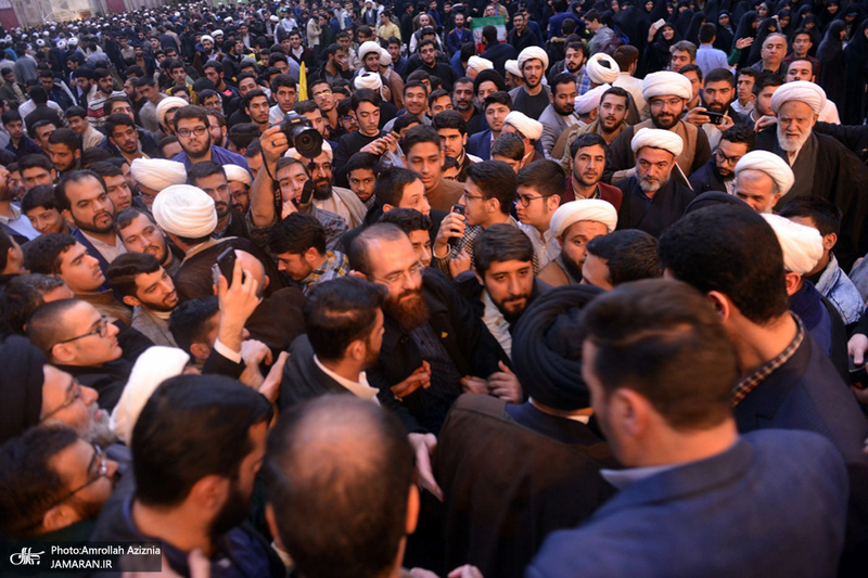 تجدید میثاق روحانیون و طلاب حوزه علمیه تهران با آرمان های حضرت امام(س)