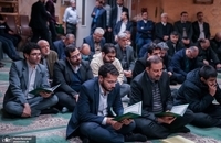 مراسم یادبود مادر دکتر ابوالفضل سروش در دانشگاه علوم پزشکی تهران + تصاویر