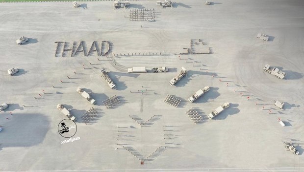 سامانه پدافندی ضدبالستیک THAAD در عربستان + عکس ها