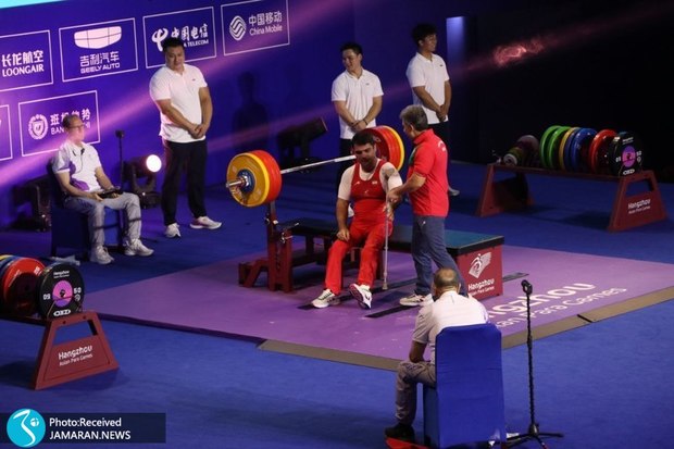 امین زاده؛ قوی ترین پاراوزنه بردار جهان/رکوردشکنی و قهرمانی یک ایرانی دیگر در جام جهانی