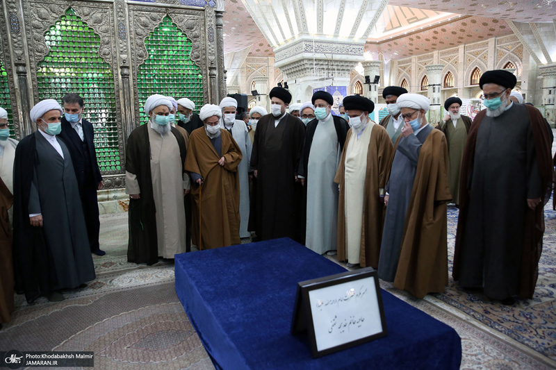 تجدید میثاق هیأت رئیسه و اعضای مجلس خبرگان رهبری با آرمان های امام خمینی(س)