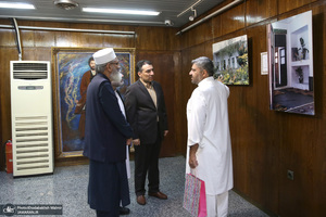 بازدید سراج الحق رهبر حزب جماعت اسلامی پاکستان از جماران