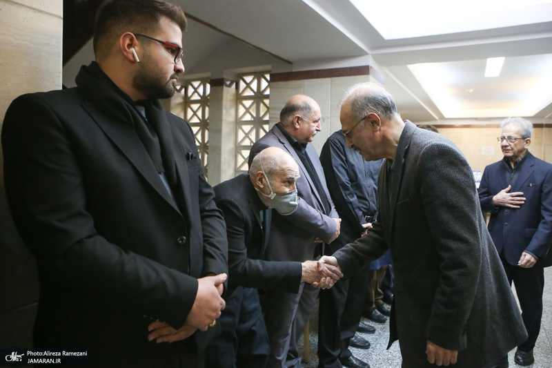 مراسم ختم مادر همسر بهزاد نبوی