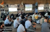 مراسم دعای عرفه در حسینیه گردان تخریب لشکر ظفرمند محمد رسول الله (ص) برگزار شد + تصاویر