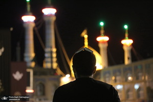 مراسم احیای شب بیست و یکم ماه رمضان در جوار حرم کریمه اهل بیت(س)