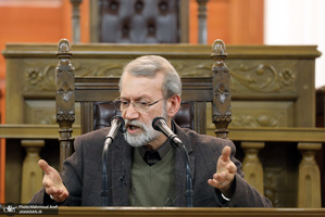 نشست رسانه ای علی لاریجانی رئیس مجلس شورای اسلامی