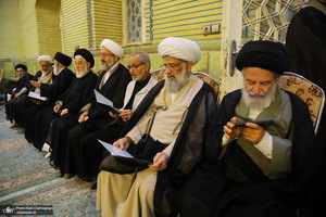 مراسم بزرگداشت همسر مرحوم آیت الله سید حسن طاهری خرم آبادی 