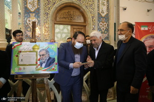 برگزاری اولین سالگرد شهادت شهید فخری زاده در حرم حضرت معصومه (س)