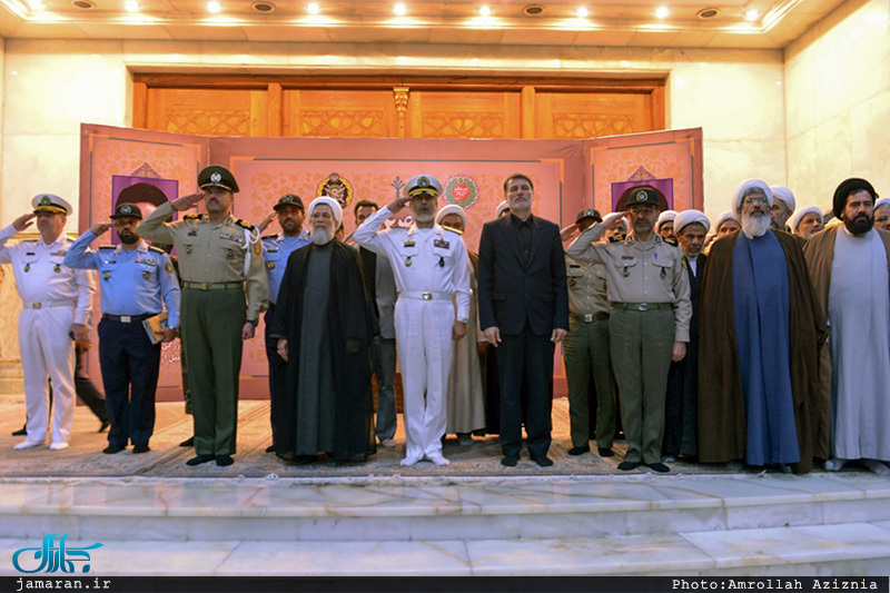 تجدید میثاق مسئولان سازمان عقیدتی سیاسی ارتش با آرمان‌های حضرت امام(س)