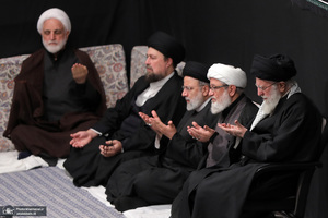 آخرین شب مراسم عزاداری حضرت فاطمه‌زهرا (س) در حسینیه امام خمینی