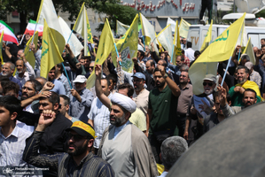 مراسم راهپیمایی اعتراضی به وقایع اخیر شهادت فرمانده هان و دانشمندان هسته ای