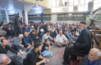 مجلس سوگواری شهادت امام جعفر صادق (ع) در دفتر آیت الله العظمی صانعی (13)