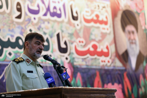 مراسم تجدید میثاق فرماندهان و کادر فراجا با آرمان‌های امام راحل