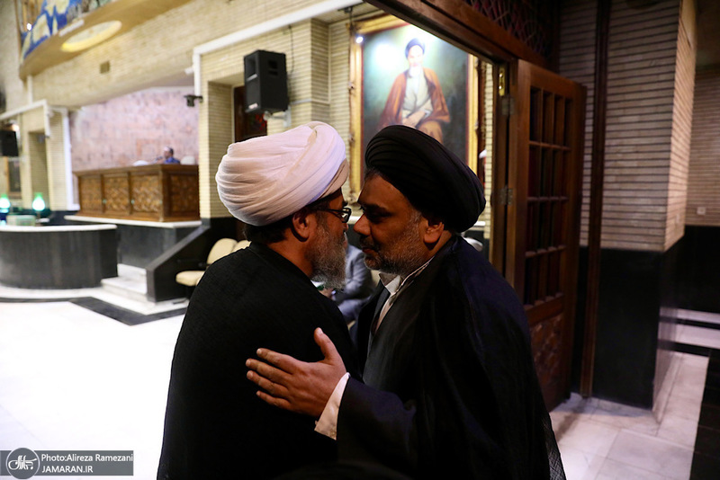 مراسم ختم همسر آيت الله راستی کاشانی