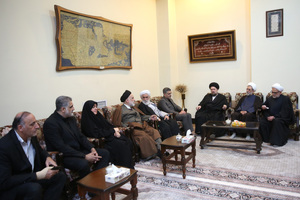 مراسم تشییع حجت الاسلام حاج شیخ مصطفی قنبرپور در حرم امام خمینی (س)