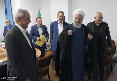 دیدار جمعی از وزرا و معاونان سابق رئیس‌جمهور با روحانی، 6 شهریور 1402 - گزارش تصویری