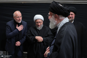 مراسم عزاداری شام شهادت حضرت زهرا(س) در حسینیه امام خمینی