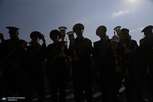 مراسم عزاداری خادمان حرم حضرت معصومه (س) در روز شهادت امام موسی کاظم (ع)‎