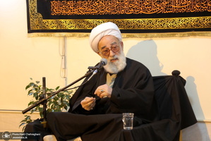 عزاداری در بیوت مراجع عظام تقلید و علما در سالروز شهادت حضرت فاطمه(س)