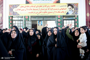 مراسم هفتمین روز شهادت سرلشگر پاسدار شهید مجید خادمی در روستای امیر حاجیلو - فسا