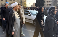 حضور رئیس موسسه تنظیم و نشر امام خمینی در اجتماع بزرگ مردم تهران