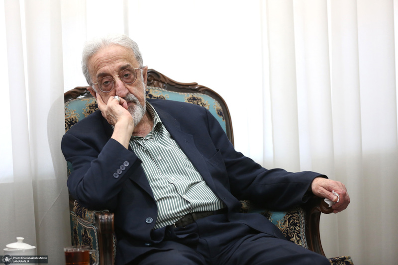 دیدار مدیر و معاونین روزنامه اطلاعات با سید حسن خمینی